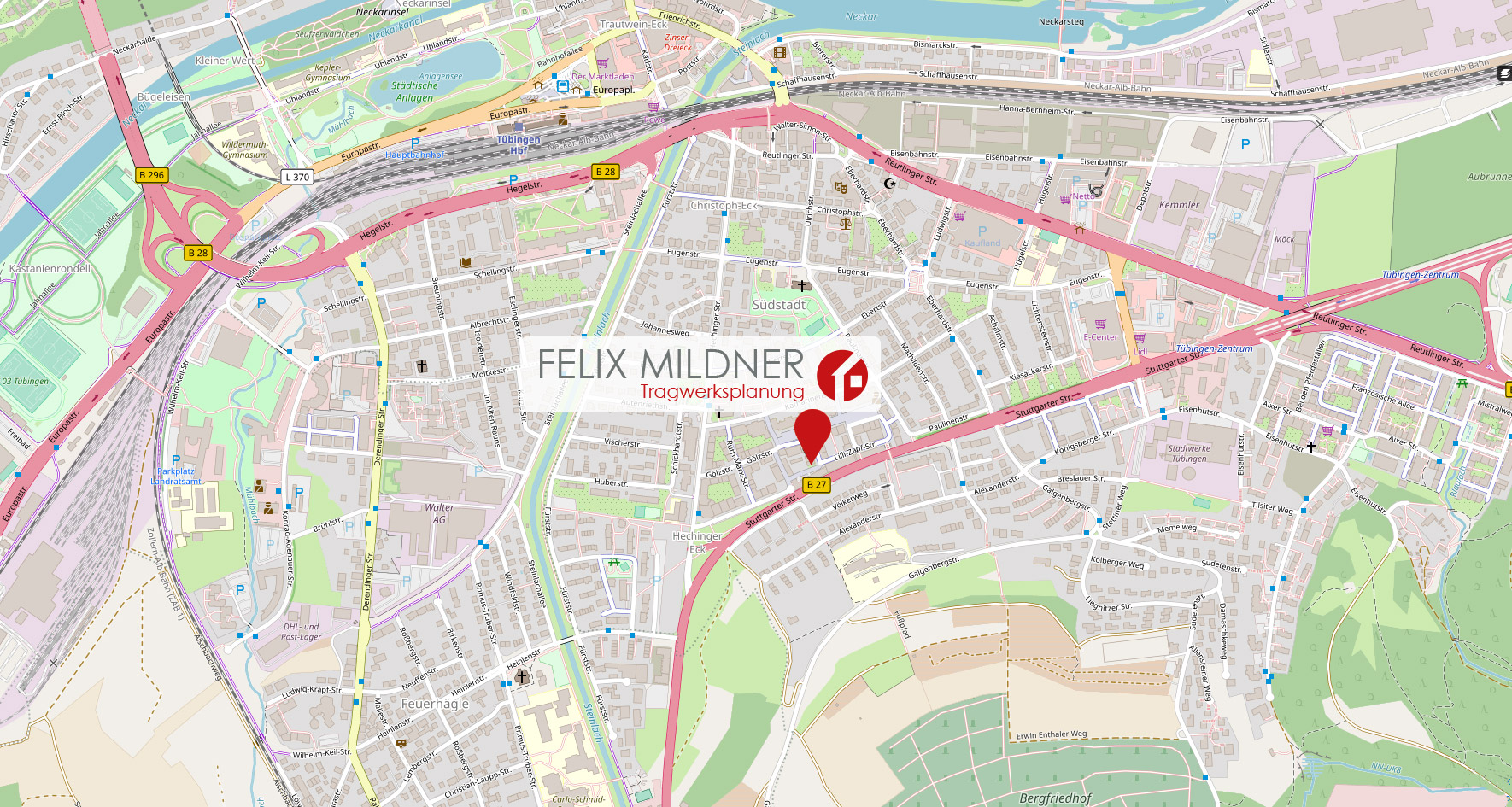 el Bilger Mildner- Ingenieure Tübingen - Google Maps Anfahrt